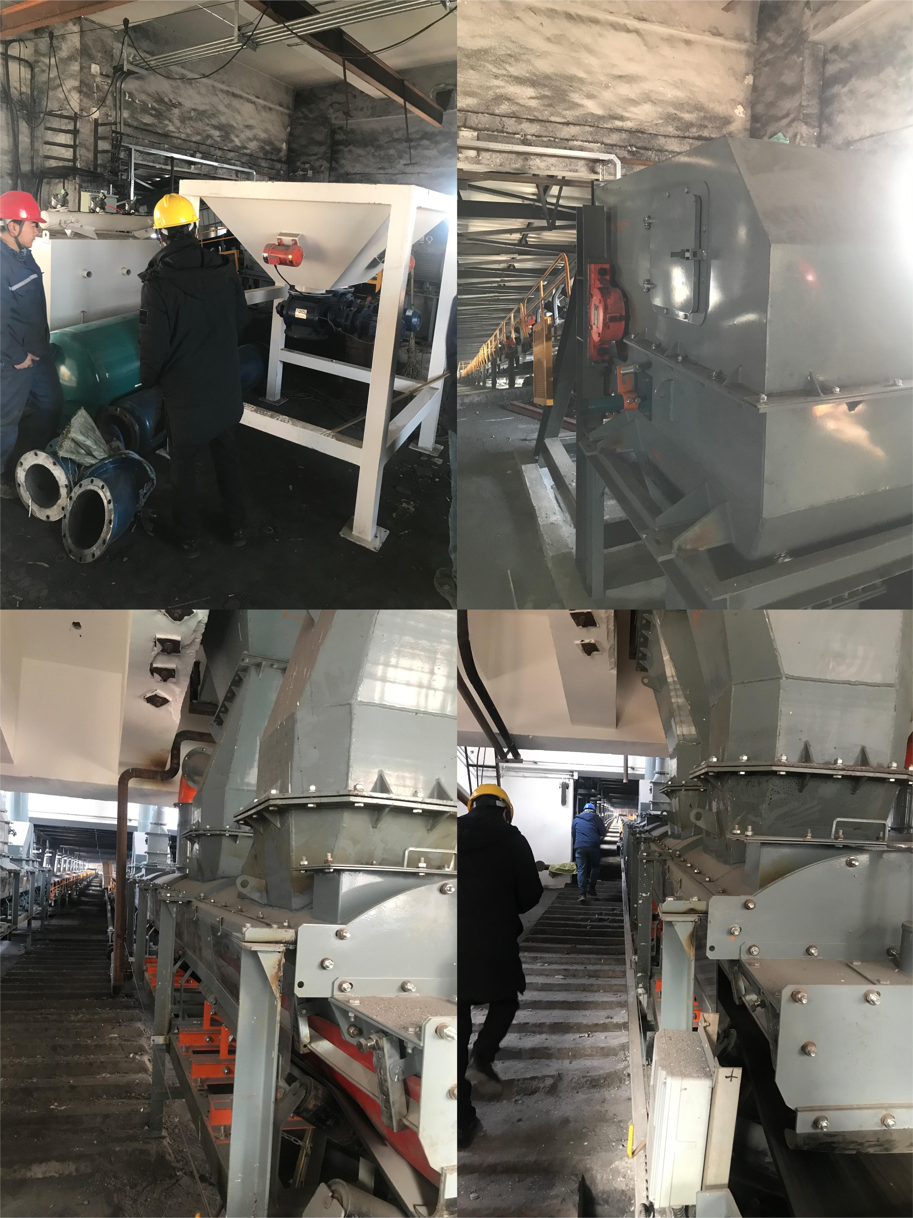 Montaža transportnega traku in zagon